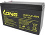 AGM ólom-zselés akku 12 V 7,2 Ah 151 x 102 x 65 mm, Long WP7.2-12A/F2 bélyegkép