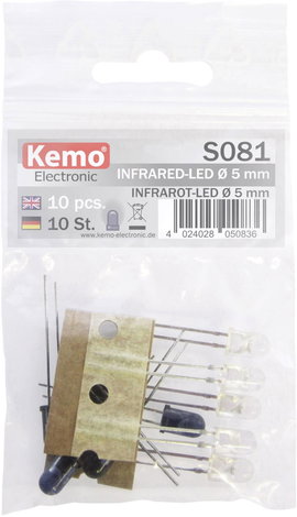 Infra LED dióda szett Kemo Electronic S081