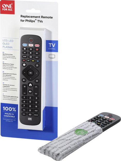 One For All Philips 2.0 Philips Távirányító Fekete 6. kép