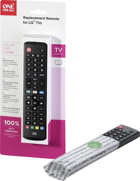 One For All LG 2.0 LG Távirányító Fekete 7. kép