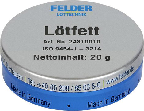 Felder Löttechnik 24310010 Forrasztózsír Tartalom 1 db F-SW 21