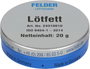 Felder Löttechnik 24310010 Forrasztózsír Tartalom 1 db F-SW 21 bélyegkép