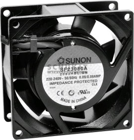 Sunon SF23080A2083HSL Axiális ventilátor 230 V/AC 39.07 m³/óra (H x Sz x Ma) 80 x 80 x 38 mm