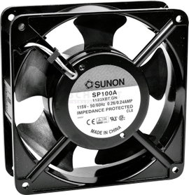 Sunon DP203A2123LBTA24 Axiális ventilátor 230 V/AC 93.42 m³/óra (H x Sz x Ma) 120 x 120 x 38 mm