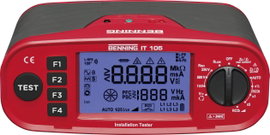 Benning IT 105 Telepítés teszter Kalibrált (ISO) VDE szabvány 0100, 0105