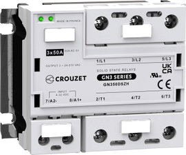 Crouzet Félvezető relé GN350DSZH 50 A Kapcsolási feszültség (max.): 510 V/AC Speciális null kimenet 