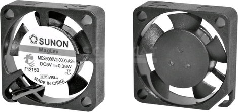 Sunon MF25060V21000UA99 Axiális ventilátor 5 V/DC 3.7 m³/óra (H x Sz x Ma) 25 x 25 x 6 mm