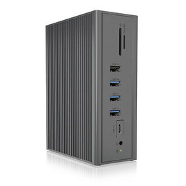 ICY BOX USB-C® dokkoló állomás IB-DK2262AC, USB 3.0 Notebook DockingStation, USB 3.0 auf: 6x USB 3.0