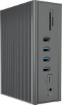 ICY BOX USB-C® dokkoló állomás IB-DK2262AC, USB 3.0 Notebook DockingStation, USB 3.0 auf: 6x USB 3.0 3. bélyegkép