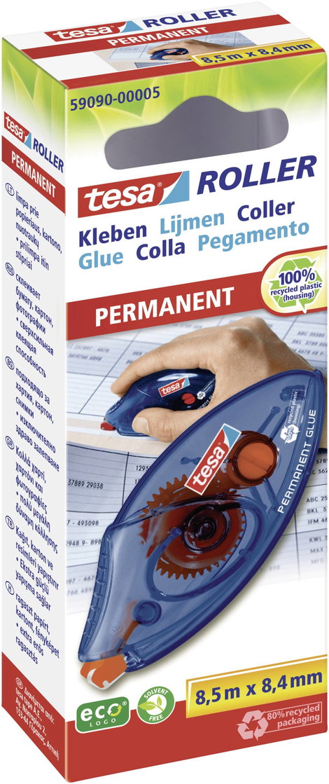 tesa Görgős ragasztó ecoLogo® nem korrigálható 2. kép