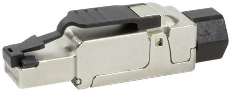 LogiLink MP0040 Helyszíni szerelőcsatlakozó, Cat.6A, árnyékolt, PrimeLine MP0040 Fekete, Ezüst 1 db 10. kép