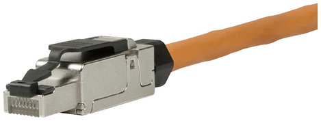 LogiLink MP0040 Helyszíni szerelőcsatlakozó, Cat.6A, árnyékolt, PrimeLine MP0040 Fekete, Ezüst 1 db 3. kép
