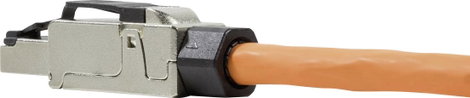 LogiLink MP0040 Helyszíni szerelőcsatlakozó, Cat.6A, árnyékolt, PrimeLine MP0040 Fekete, Ezüst 1 db 6. kép