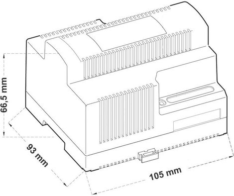 Comatec TBD2/AL.0100.24/F6 Kalapsínes tápegység 24 V/DC 1 A 24 W Tartalom, tartalmi egységek rendelé 2. kép