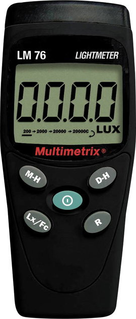Multimetrix P06236201 LM 76 Fénymérő 0 - 200000 lx