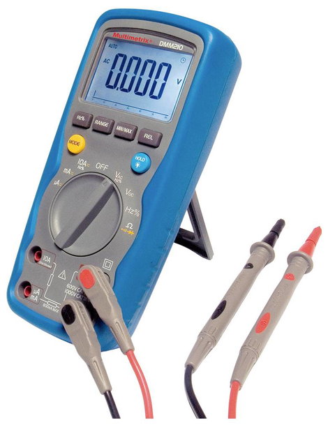 Multimetrix DMM 210 Kézi multiméter digitális Vízálló (IP67) CAT III 1000 V, CAT IV 600 V Kijelző (d 5. kép