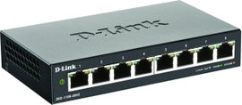 D-Link DGS-1100-08V2 Hálózati switch 8 port 1 GBit/s