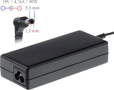 Akyga AK-ND-10 Notebook tápegység 90 W 19 V 4.74 A 2. kép