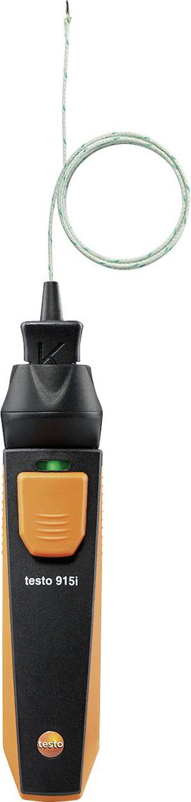 testo Testo Hőmérséklet érzékelő -60 - +400 °C Bluetooth® kapcsolattal okostelefonhoz, Rugalmas érzé