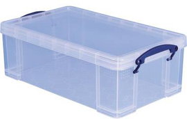 Really Useful Box Tárolódoboz 12C Átlátszó 12 l (Sz x Ma x Mé) 465 x 155 x 270 mm 1 db