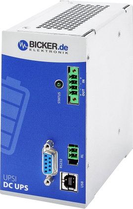 Bicker Elektronik UPSI-2406DP2 Ipari megszakításmentes tápegység berendezés (DIN rail)