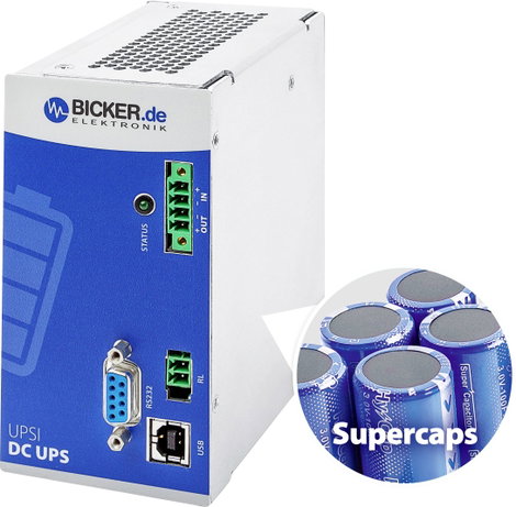 Bicker Elektronik UPSI-2406DP2 Ipari megszakításmentes tápegység berendezés (DIN rail) 4. kép