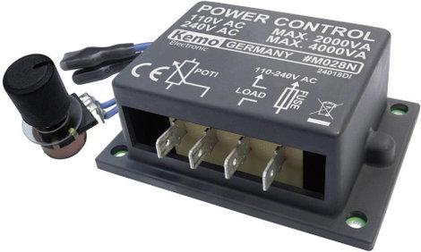 Teljesítményszabályozó modul, 110 - 240 V/AC, 4000 VA, KEMO M028N