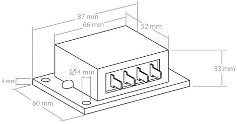Teljesítményszabályozó modul, 110 - 240 V/AC, 4000 VA, KEMO M028N 3. kép