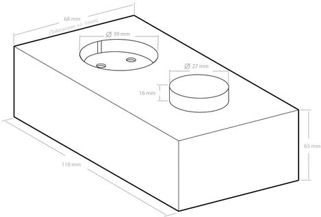 Teljesítményszabályozó modul, 180-240 V/AC, KEMO FG002N 2. kép