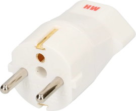 Max Hauri AG 162312 Köztes dugó 250 V Fehér