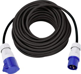 maxCamp 162413 Áram Hosszabbítókábel 16 A Kék, Fekete 15.00 m H07RN-F 3G 1,5 mm²