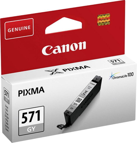 Canon Tinta CLI-571GY Eredeti Szürke 0389C001 2. kép