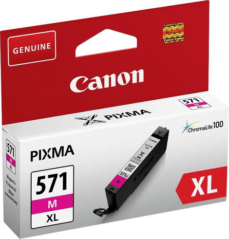 Canon Tinta CLI-571M XL Eredeti Bíbor 0333C001 2. kép