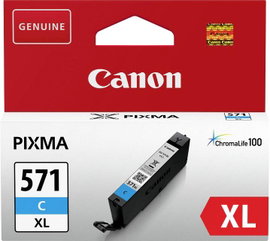 Canon Tinta CLI-571C XL Eredeti Cián 0332C001
