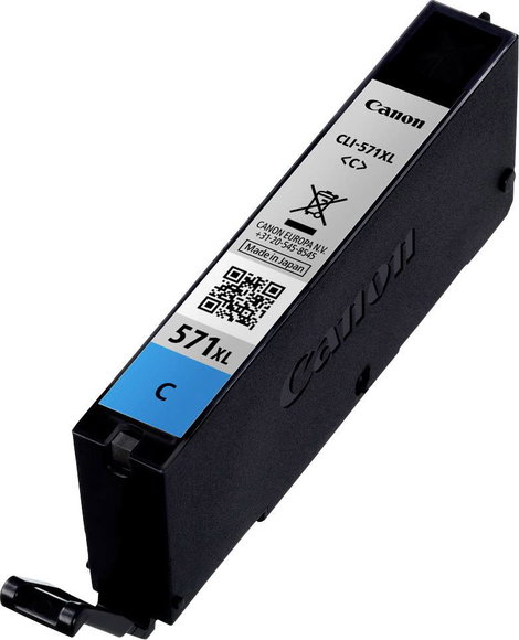 Canon Tinta CLI-571C XL Eredeti Cián 0332C001 3. kép