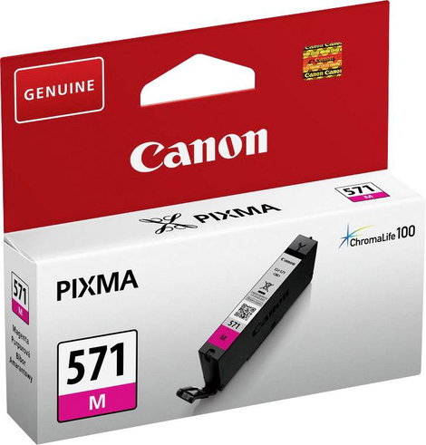Canon Tinta CLI-571M Eredeti Bíbor 0387C001 2. kép