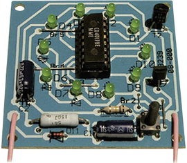 Kemo B239 Szerencsekerék építőkészlet Kivitel (építőkészlet/modul): Építőkészlet 9 V/DC, 12 V/DC