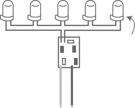 Kemo M142 LED meghajtó építőkészlet Kivitel (építőkészlet/modul): Modul 6 V/DC, 12 V/DC, 24 V/DC 2. kép