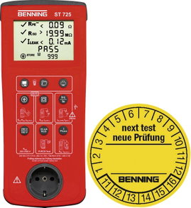 Benning 050316 Készülékteszter készlet VDE szabvány 0701-0702