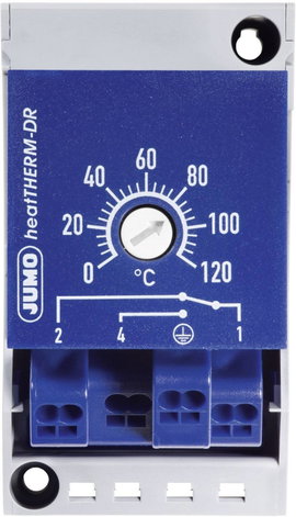 Jumo 603070/0002-7 Hőmérséklet felügyelő 0 - 120 °C Relé, 16 A