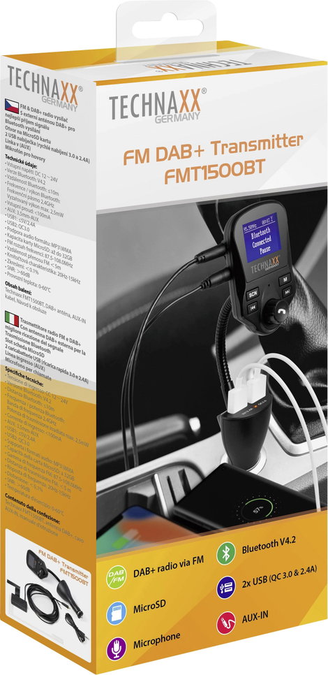 Technaxx FMT1500 DAB+ vevő 5. kép
