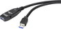 Renkforce USB kábel USB 3.2 Gen1 (USB 3.0 / USB 3.1 Gen1) USB-A dugó, USB-A alj 5.00 m Fekete RF-459 bélyegkép