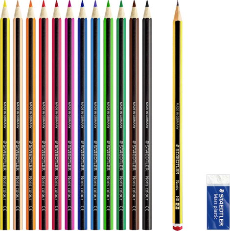 Staedtler Színes ceruza Noris Club® 144 Promotion Set hatlapú 61 SET6 Sárga, Piros, Kék, Élénk kék,  3. kép