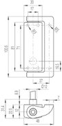 Pizzato Elettrica HP AA050C-2PN HP AA050C-2PN Csapóajtó kapcsoló 400 V/AC 4 A Csúszókar Nyomó IP69K 2. bélyegkép