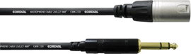 Cordial CFM3MV XLR Átalakító kábel [1x XLR dugó - 1x Jack-dugó, 6,35 mm-es] 3.00 m Fekete