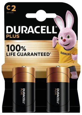 Babyelem Duracell Plus-C K2 Alkáli mangán 1.5 V 2 db