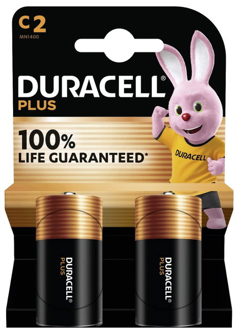 Babyelem Duracell Plus-C K2 Alkáli mangán 1.5 V 2 db