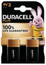 Duracell Plus-9V B2 9V-os elem Alkáli mangán 9 V 2 db bélyegkép