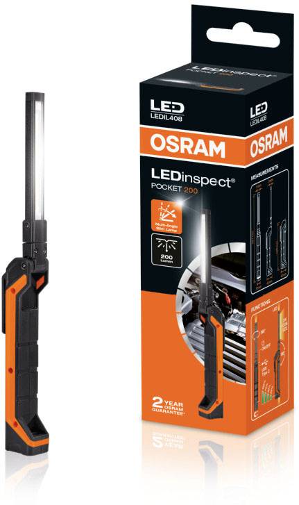 Akkus LED munkalámpa 200 lm, OSRAM LEDIL408 LEDInspect POCKET200 3. kép