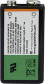 9V akku NiMH 9,6 V 170 mAh, GP 6LR61, HR6F22, HR9V, HR22, 6LR21, 6AM6, 6LP3146, MN1604, E Block 5. bélyegkép